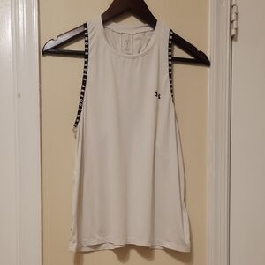 Under Armour Women's White Tank Top with Black Trim